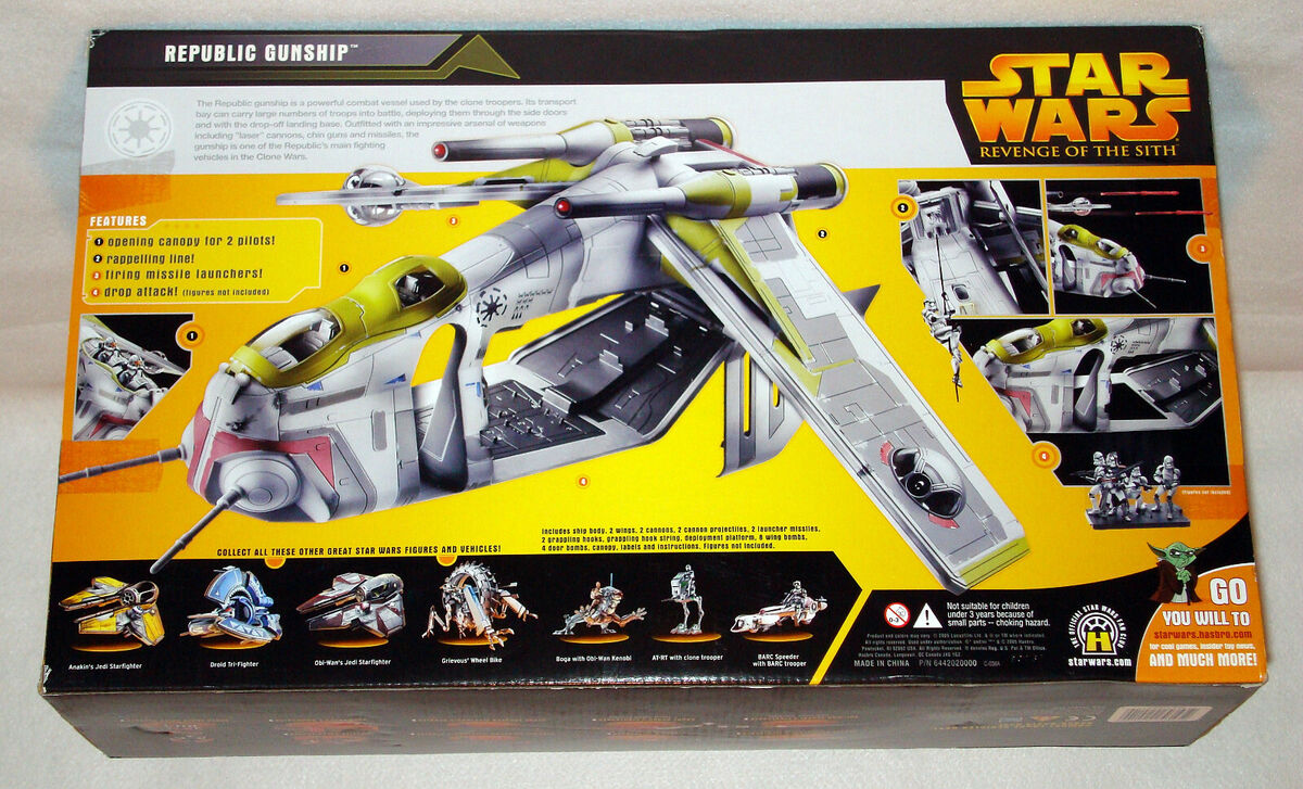 STAR WARS REVENGE OF THE SITH REPUBLIC GUNSHIP 653569024149 STAR WARS REVENGE OF THE SITH REPUBLIC GUNSHIP 653569024149