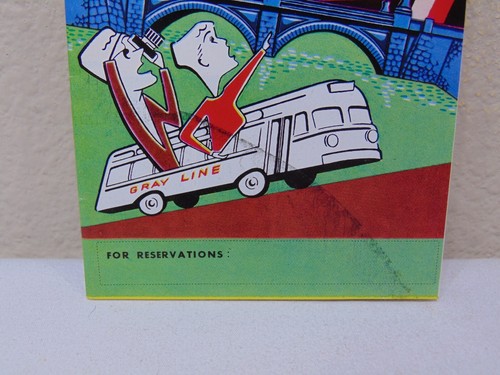 Brochure libro turismo Giappone vintage Tokyo linea grigia giro turistico geisha - Foto 2 di 9