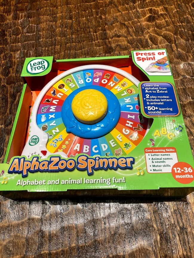 leapfrog spin a letter