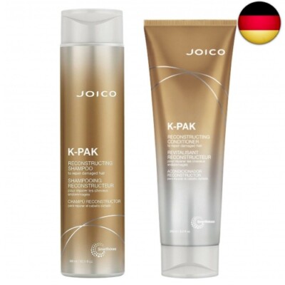 Joico K-Pak Reconstruct, Shampoo und Pflegespülung für geschädigtes Haar 300 ml