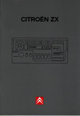 CITROEN   ZX   Audiosystem  2022 RDS  /  1021   Betriebsanleitung   1995   RN
