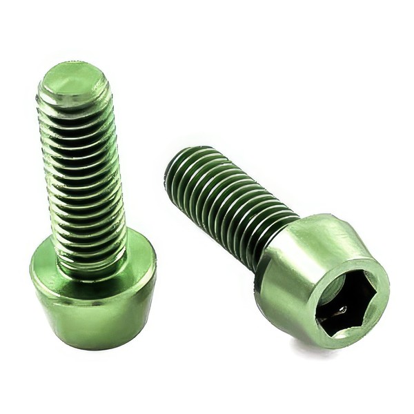 Titan Schraube M6 X 18Mm - Innensechskant Konischer Kopf - GrüN-image