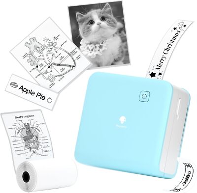 Phomemo M02Pro Taschendrucker, 300 DPI Mini Thermodrucker Für Smartphone Sticker