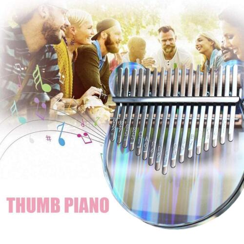17 Keys Crystal Kalimba Thumb Piano Acoustic Finger Piano Musical R3P0 - Bild 1 von 12