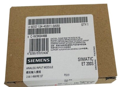 Modulo Ingresso Analogico Siemens Simatic 6ES7 134-4GB11-0AB0 – Nuovo