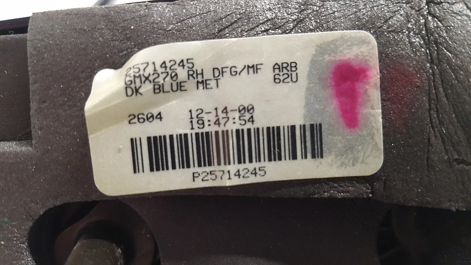 Nuevo espejo retrovisor OEM ARABIC para Cadillac Deville 2000-2005 azul metálico pasajero Foto 4 de 4