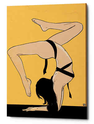 Epic Graffiti ''Contortionist 2'' by Giuseppe Cristiano, Giclee Canvas Wall Art