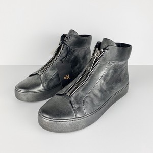 zip high top sneakers womens