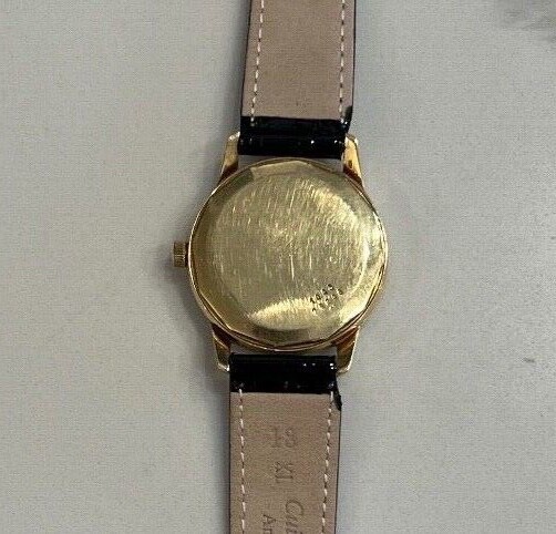 CHOPARD SOLID 18K GOLD WATCH WITH DATE VINTAGE - image 4