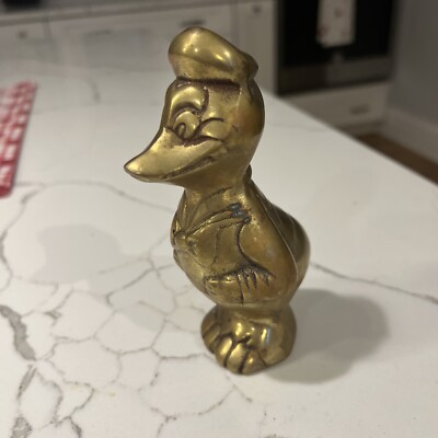 ドナルドダック Donald Duck ブロンズ像 金属製 フィギュア 銅像