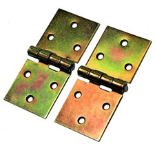 2 x Backflap Hinge Galvanised Steel Back Flap Hinges Weather Resistant Door Gate