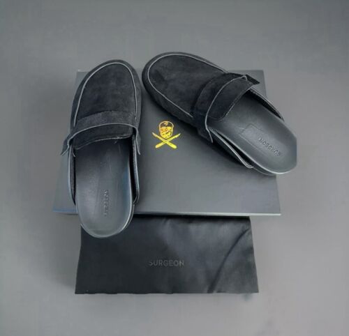 Shoe Surgeon Men’s Hand Made Shoes/US Size 13/ Black Suede