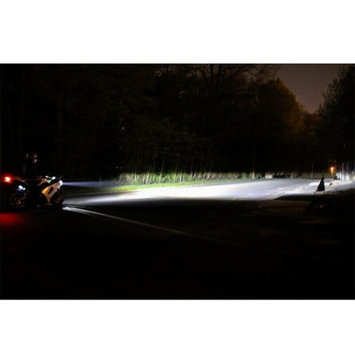 Assembly Headlight Red Devil White Angel Eye Projector For Honda CBR600 2007-12 - Picture 8 of 12