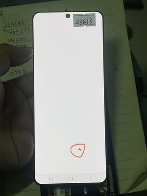 Pre-owned LCD Display Touch Screen for Samsung Galaxy Z Flip 3 SM F711 blemish