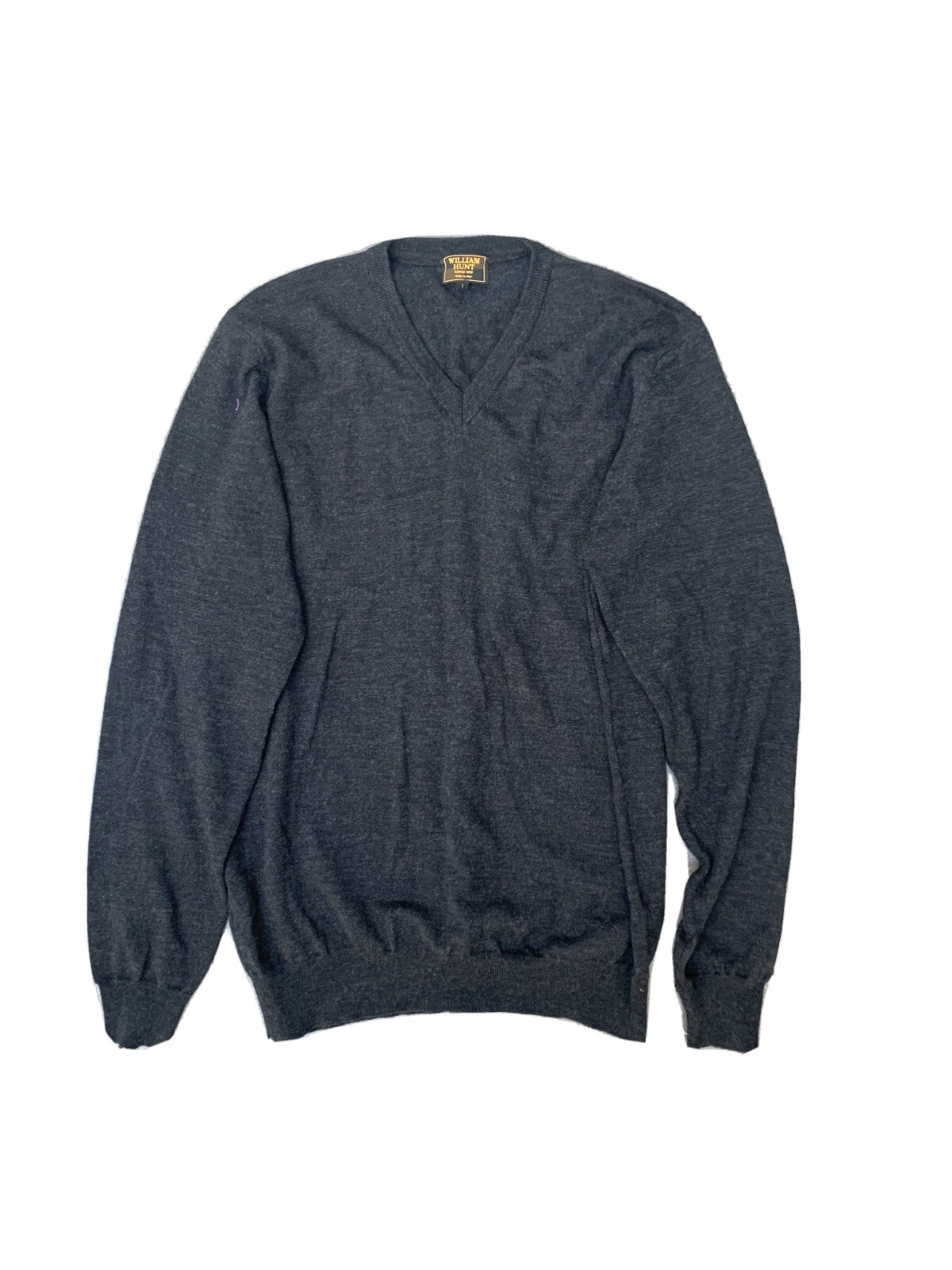 WILLIAM HUNT MERINO JUMPER SIZE L 