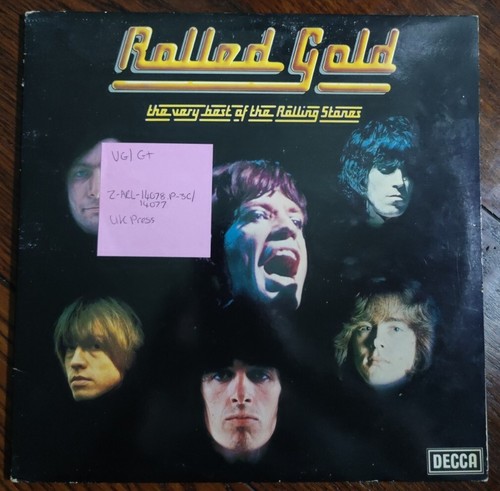 The Rolling Stones Rolled Gold Vinyl Schallplatte sehr guter Zustand/G + ROST 1/2