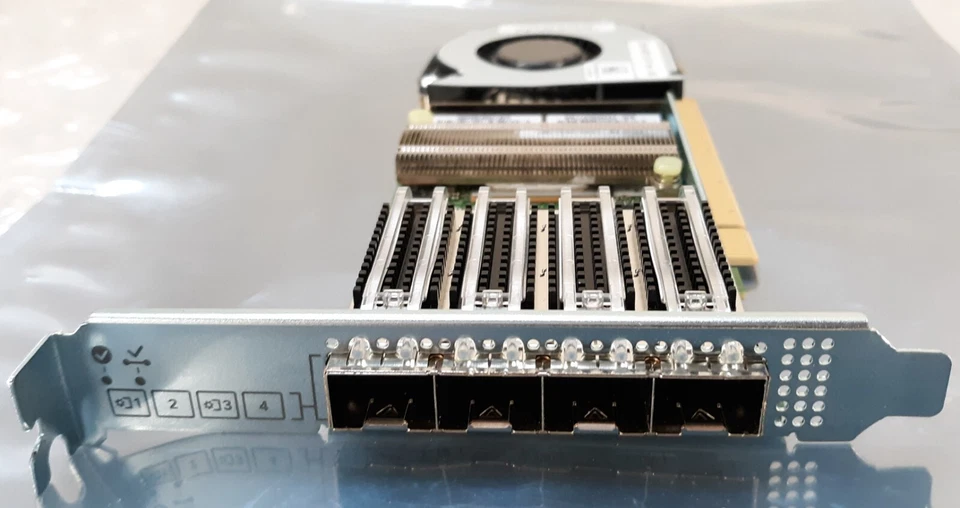 Cisco UCSC-PCIE-C25Q-04 V01 Quad Port 10/25G SFP28 PCIe Network Adapter NEW *OB* - Image 4 of 4