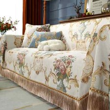 European Tassel Sofa Towel Blanket Couch Cushion Cover Slipcover for Living Room