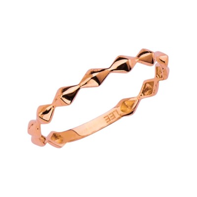 14K massiver Rotgold ausgefallener Liebe vorsteckbarer Bandring Damengröße 7