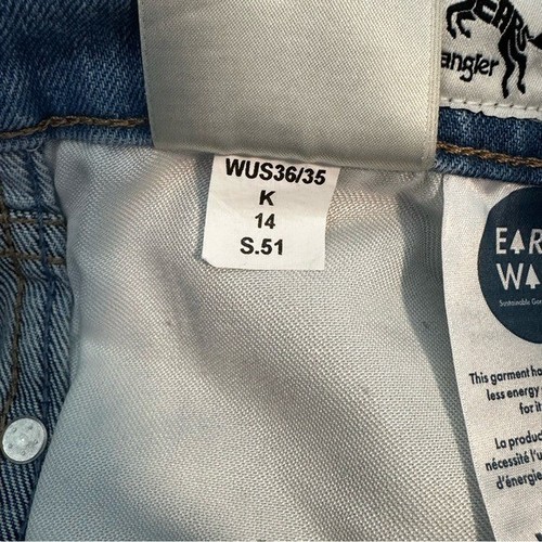 Pantalones de mezclilla recortados Wrangler 672 Wrock tiro alto estilo patada para mujer talla 30x28 - Imagen 15 de 15