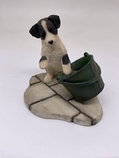 Sherratt & Simpson Dogs - Border Collie Puppy With Pail Of Water - #55187