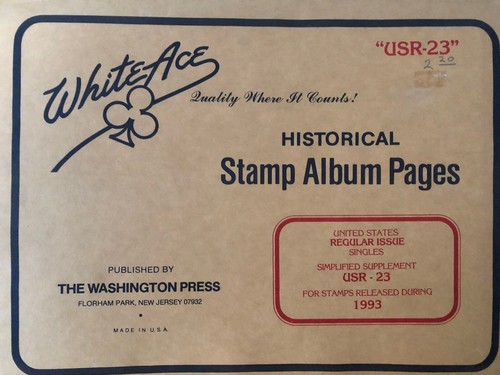 White Ace United States Regular Issue 1993 Supplement USR-23