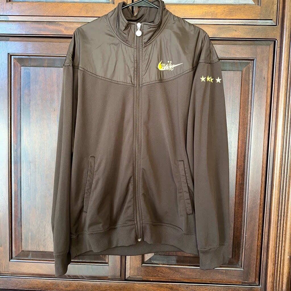 Nike Track Jacket Set-Up – Brown All Stitched Adult Nike Gray Tag