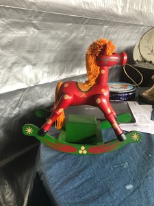poodle rocking horse