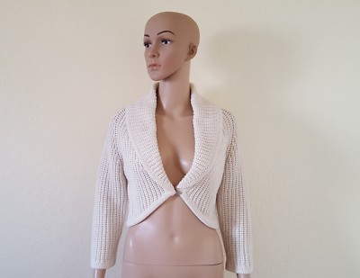 Pull Mi-long (half Sweater) Apostrophe Beige Pour Femme - Taille M Petite - Bon état
