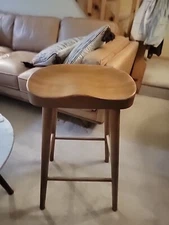 ZARA HOME ASH BAR STOOL NEW Rare