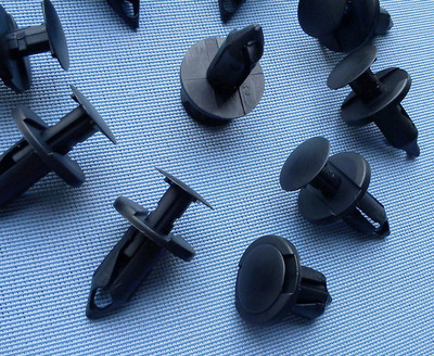 14 x Bumper Clips Fastener Clips Retainer N807389S 8mm Black 248