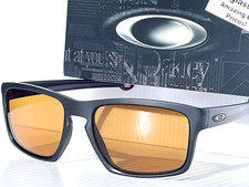 NEW Oakley SLIVER Matte Black POLARIZED Bronze Lens Sunglass 9262-08