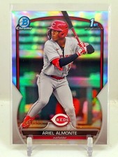 2023 Bowman Chrome 1st Ariel Almonte Refractor 61/499 Reds ROOKIE Silver RC SP