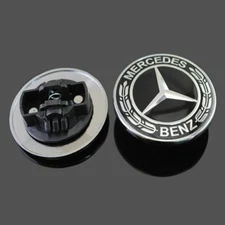 Hood Emblem Black For Mercedes W204 W205 W211 W210 W221 W222 GENUINE/