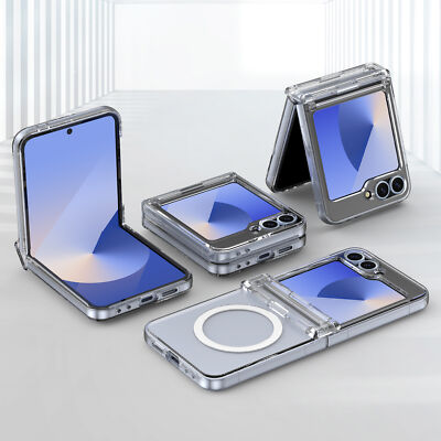 For Samsung Galaxy Z Flip 6/5/4/3 Mag Safe Magnetic Case Hinge Protection Cover
