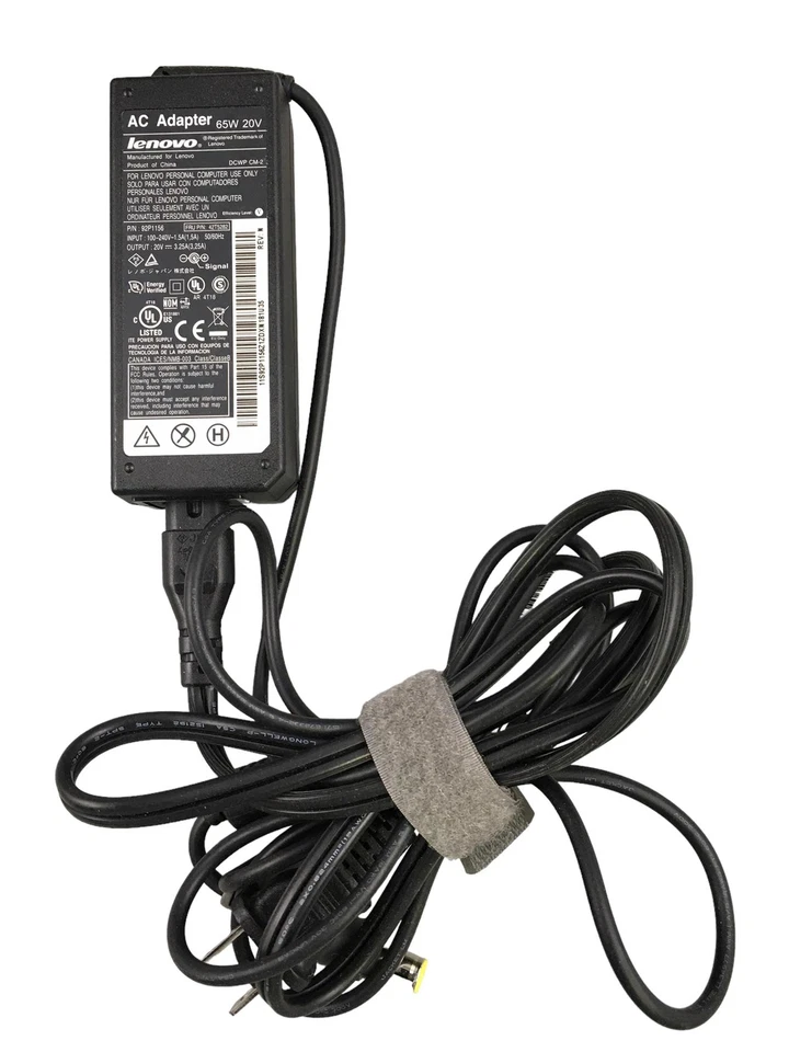 Genuine Lenovo ThinkPad T420 T430 65W AC Adapter 40Y7699 92P1156 42T5282 42T4418 - Image 2 of 4