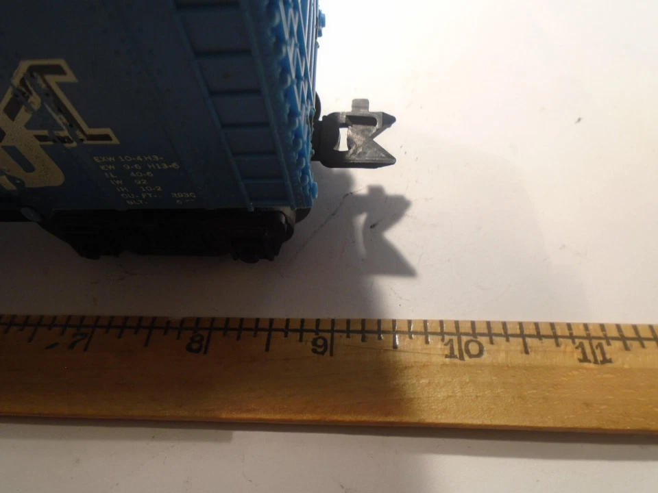 MARX O GAUGE BOSTON MAINE BLUE SLIDING DOOR BOX CAR BM 77003, MINT COND  5-229-5 - Image 4 of 4