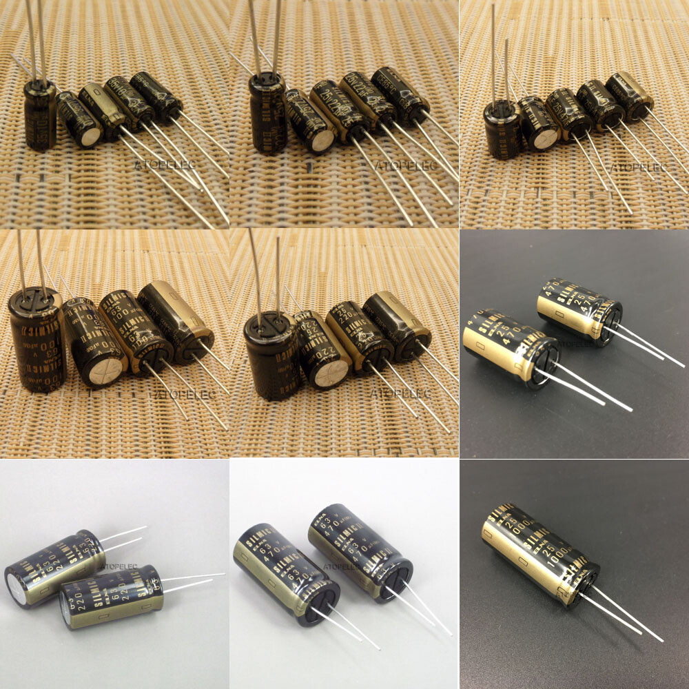 4x Condensadores ELNA Silmic II Audio 470uF 50V - Para Sonido De Alta Calidad | RFS-50V471MJ8
