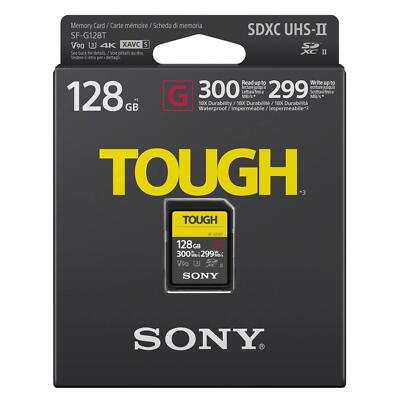 Sony SDXC G Tough series 128GB UHS-II Class 10 U3 V90 SD Karte