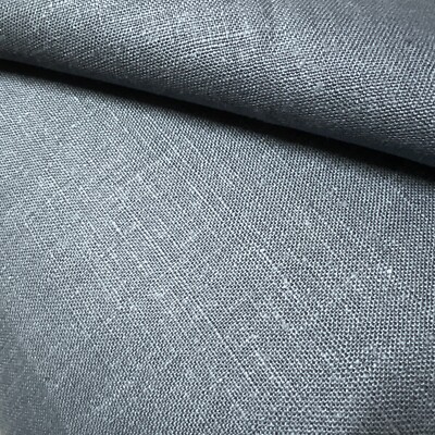 Ikea Aina Blue by yard 100% mid weight Linen fabric 59'' width  003.958.03