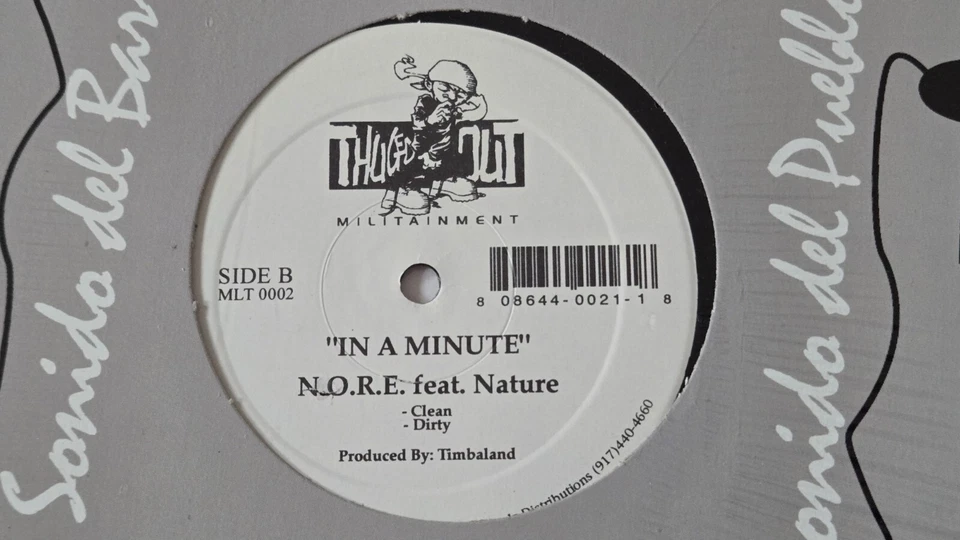 DADDY YANKEE N.O.R.E. Gasolina / In A Minute SEALED Vinyl 12" Single - Image 4 of 4