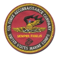 Patch - USMC 5th Force Recon Company Marines L064