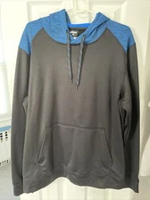 Unipro Men’s Black Hoodie Sweatshirt Size XL