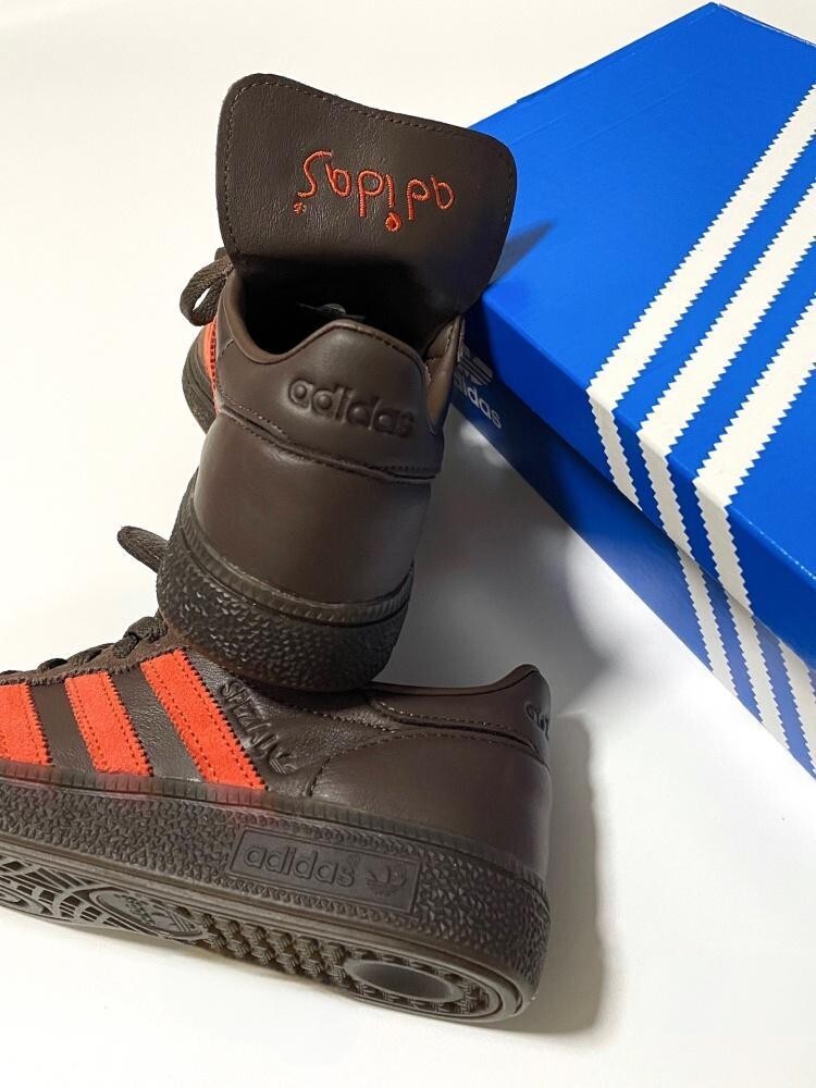 SHUKYU×E-WAX×adidas Handball Spezial24cm adidas Handball Spezial Shukyu × Ewax Brown Men's - HP6694 - US