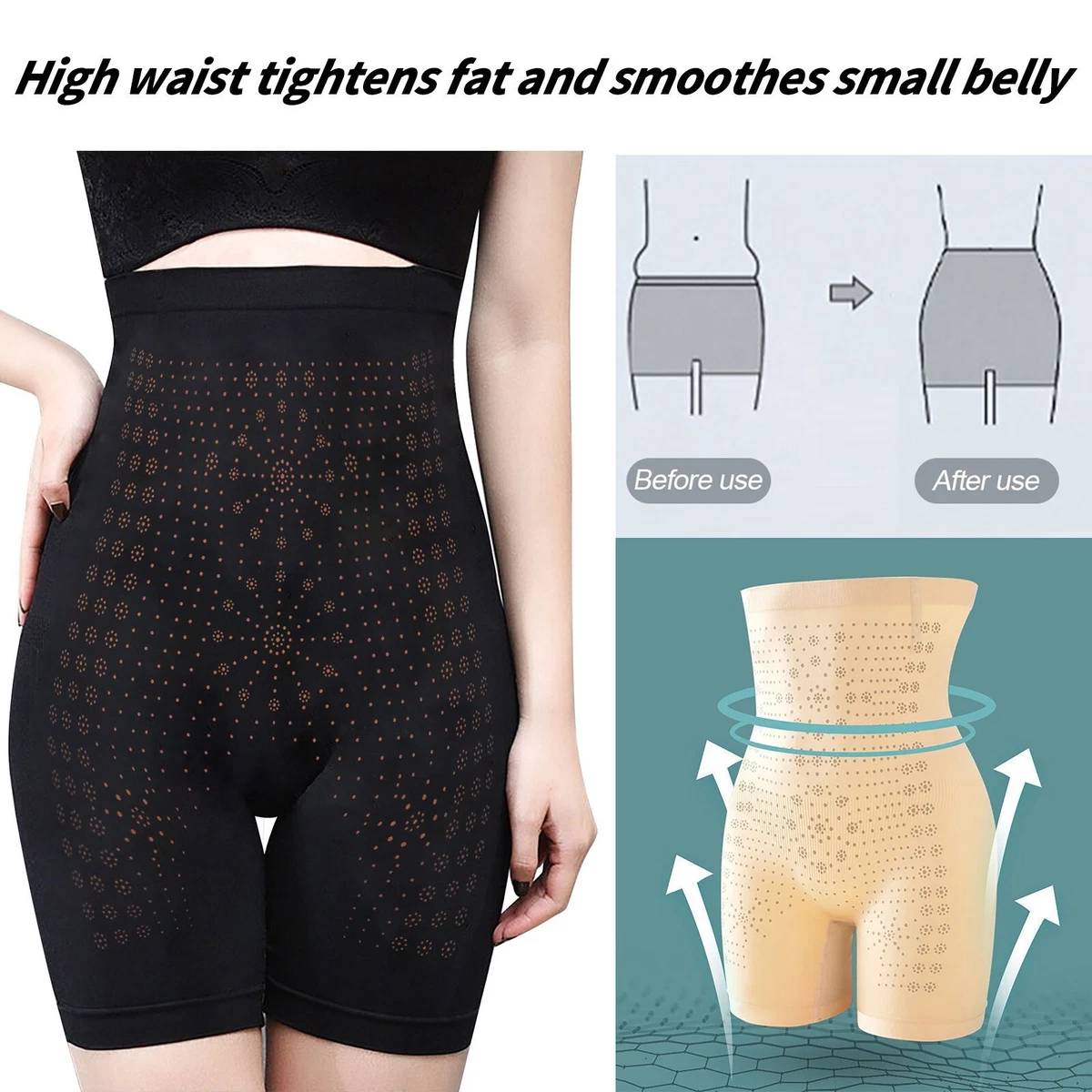 High Waisted Body Shaper Shorts Shapewear For Women Thigh Slimming  Technology