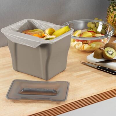 Concepto Sally Multifunktionsbehälter Vorrat Behälter 5 Liter 1fach Küche Grau