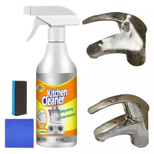 1/2/3x Kitchen Cleaner Spray Foam Grease Degreaser Dirt Home Oil Remove X0E5 - Picture 7 of 18