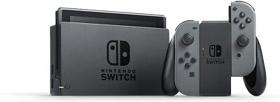 Nintendo Switch 32GB w/ Gray Joy‑Con Handheld Game Console HAC-001