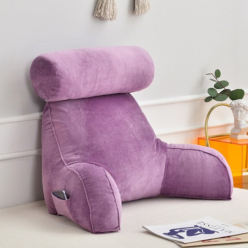 2023 Bed Rest Reading Pillow Sit up Cushion for Bed Backrest Support Sofa Couch - Picture 11 of 35