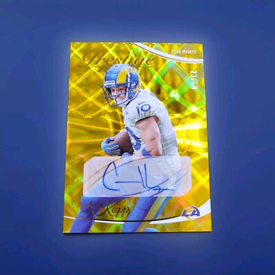 2023 Panini Prestige Cooper Kupp *GOLD* AUTOGRAPH Auto SP #23/50 Rams   